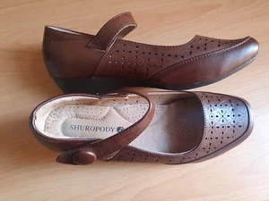 Shuropody Brown Court Shoes Size Uk 5 Womens MINT - Picture 1 of 5