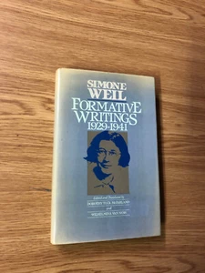 Formative Writings 1929-1941 by Simone Weil - Pub: Routledge - 1987 - Hardback - Picture 1 of 1