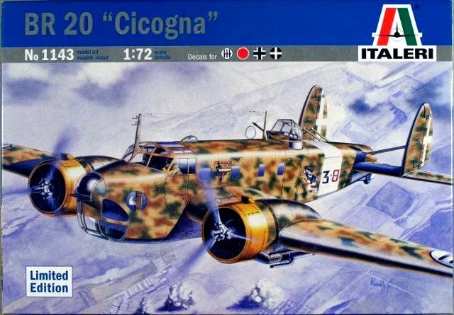 ✅ITALERI 1143 - Scala 1:72 BR 20 "Cicogna" - Immagine 1 di 1