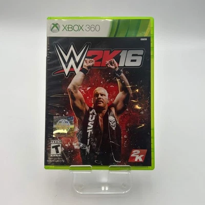 Видеоигра Xbox 360 WWE 2K16 с коробкой - б/у в отличном состоянии - Изображение 1 из 4