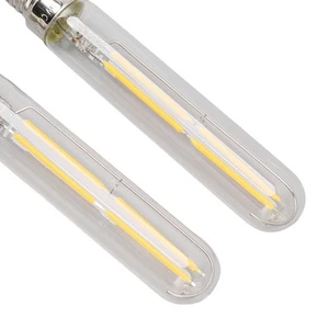 2Pcs LED Tube Bulb 4W E14 2300K Tubular Light Lamp Bulbs T20x120 220‑240V UK - Picture 1 of 24
