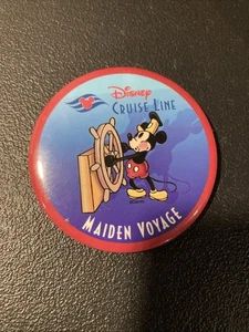 Disney Cruise Line Maiden Voyage Pinback Button - Mickey Mouse - Picture 1 of 4