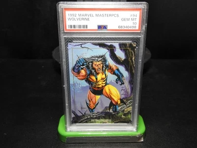 1992 Marvel Masterpieces Wolverine #94 PSA 10 Gem Mint  Joe Jusko - Image 1 of 2