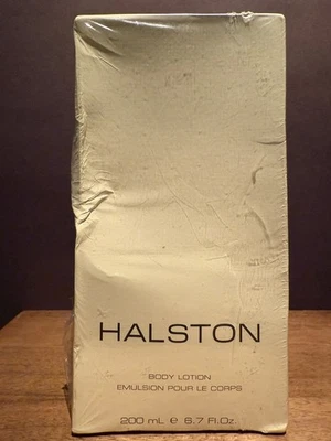 Винтажный HALSTON 6,7 FL. Oz. / 200 мл лосьон для тела новый в запечатанной коробке снят с производства - Изображение 1 из 4