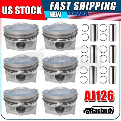 Kit de pistón de motor STD AJ126 para Jaguar XE XF Land Rover Range Rover 3,0 L V6 Foto 1 de 4