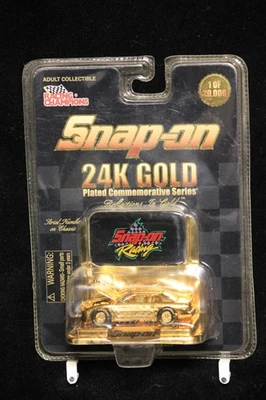Lote NASCAR folheado a ouro 24K Racing Champions – Conjunto comemorativo de 10 carros - Imagem 1 de 4