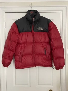 The North Face Nuptse 700 Men's Vintage Puffer Jacket Red, Size Small Chest 90cm - Picture 1 of 21