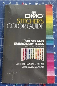 DMC Stitcher's Color Guide 360 Six Strand Embroidery Floss Samples - Picture 1 of 4