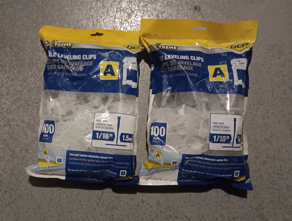 QEP Xtreme 1/16 In. Tile Leveling Clips (2  100-Packs) - Image 1 of 1
