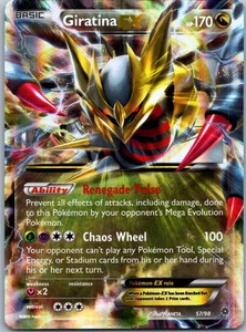 Giratina EX Ultra Rara XY - Antiche Origini 57/98 NM - Foto 1 di 2