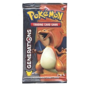 Cartas de Pokémon Generations - Paquete de refuerzo - Cubierta de Charizard Arte Obras de arte 10 cartas - Imagen 1 de 1