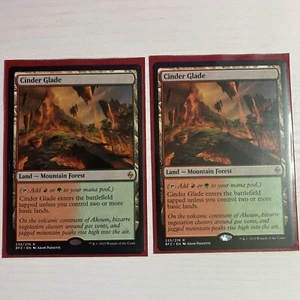 x2 Cinder Glade Battle For Zendikar MTG Magic The Gathering NM/LP - Picture 1 of 1