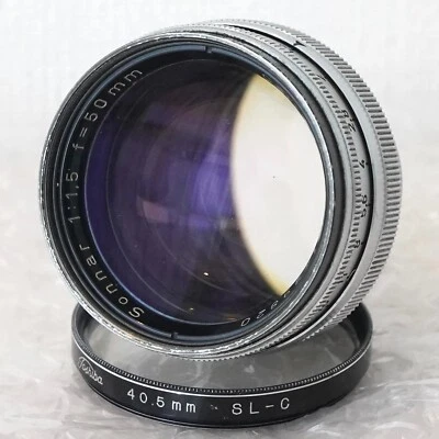 Contax Carl Zeiss Sonnar 50mm f/1.5 Lens for Contax RF Rangefinder from Japan - Image 1 of 4