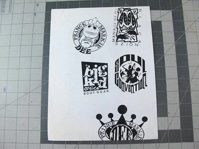 vtg 1990s hip hop  Original art Joe Buck concept logo Prince Markie Dee 2D - Image 1 of 4