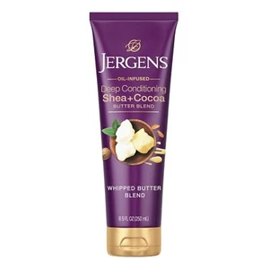 Jergens Shea + Cocoa Butter Body Lotion for Dry Skin, w/ Vitamins E & B3, 8.5 oz - Picture 1 of 8