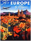 7781.Decoration Poster.Home Room wall interior art design.Fly Europe by Clipper