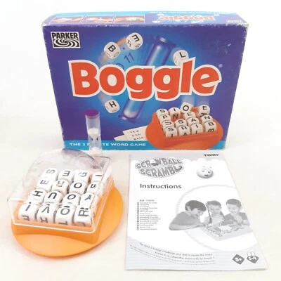 Boggle The 3 Minute Word Game By Parker Boxed & Complete With Instructions 1996 - Image 1 of 4