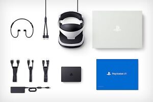 PlayStation 4 VR Headset Virtual Reality Gaming für PS4 Steuerung Weiß DEFEKT