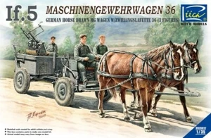 Riich Models 35012 1/35 German If5 Horse Drawn MG Wagon & ZwillingsL 36 Gun w/3 - Picture 1 of 1