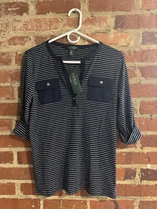 Ralph Lauren Damen Hemd groß geblümt 3/4 Ärmel - Bild 1 von 5