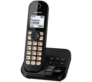 Telefon bezprzewodowy PANASONIC KX-TGC460EB - czarny - Zdjęcie 1 z 6