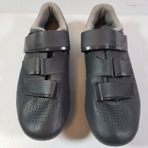 Shimano SH-RP 201W Cycling Shoes EUR 39 Womens Size 7.2 Gray 3-Bolt W/Cleats