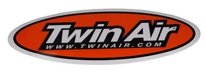 Pegatina de calcomanía ovalada Twin Air Large naranja/blanco/negro 45x16 cm - Imagen 1 de 2