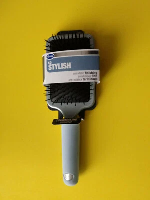 Vintage Conair Tourmaline Soft Smooth Finishing Paddle Hair Brush Ice Blue NEW  - Image 1 of 4