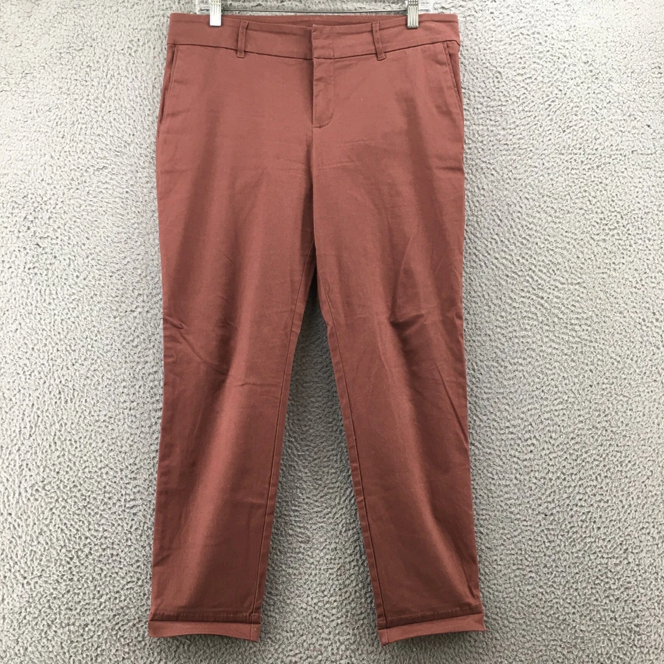 KUT From The Kloth Trouser Skinny Pants Womens 10P (actual 35x27) Brown Mid Rise - Image 1 of 4