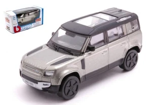 MODELLINO AUTO STATICO BURAGO LAND ROVER DEFENDER 110 SILVER SCALA 1:43 - Foto 1 di 2