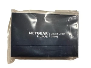 NETGEAR ProSafe GS108 (GS108UK) 8-Port Gigabit Ethernet Switch Brand New Openbox - Picture 1 of 3