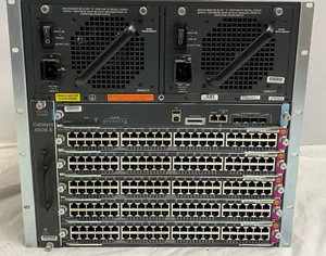 Cisco Catalyst WS-C4506-E 5x WS-X4748-UPOE+E Switch Configuration - Picture 1 of 2
