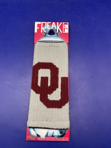 Oklahoma Sooners OU Freaker USA Bottle Sweater Coozie Fits every Bottle / Can Cover