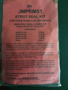 JMPRMS1 for Piper PA 28R & PA 32R 300 301 301T Series Main Strut Seal O-Ring Kit - Picture 1 of 5