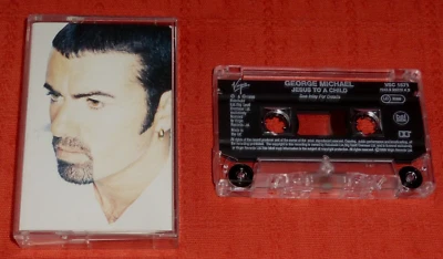 GEORGE MICHAEL - CASSETTE TAPE SINGLE - JESUS TO A CHILD - 1996 UK ISSUE - Image 1 of 4