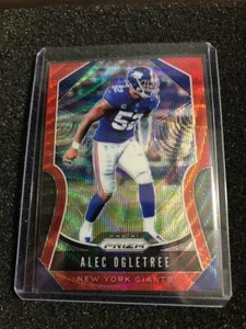 2019 Prizm Football Alec Ogletree #d 067/1949 Red Wave Prizm New York Giants - Picture 1 of 2