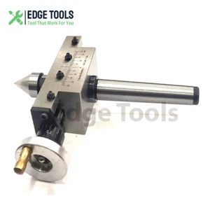 MT2 Shank Lathe Taper Turning Attachment Cross Slide With Revolving Live Center - Picture 1 of 5