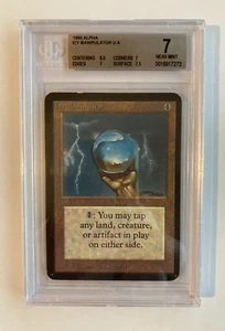 Magic the Gathering MTG - Icy Manipulator - Alpha - BGS 7 Near Mint - Picture 1 of 2
