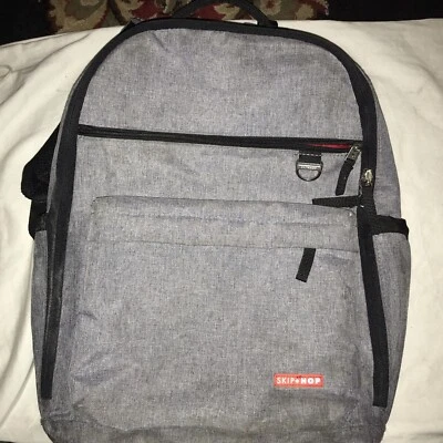 Skip+ Hop Duo Diaper Backpack Grey - Image 1 of 4