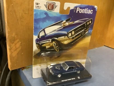 M2 Machines AUTO-DRIVERS 1968 Pontiac Firebird 400 H.O.blue - Image 1 of 3