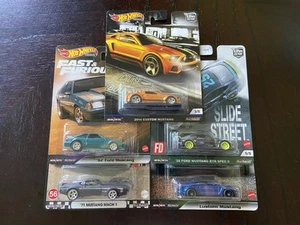 Hot Wheels Premium Lot Ford Mustang RTR Foxbody Mach 1 Fast & Furious Boulevard - Picture 1 of 23