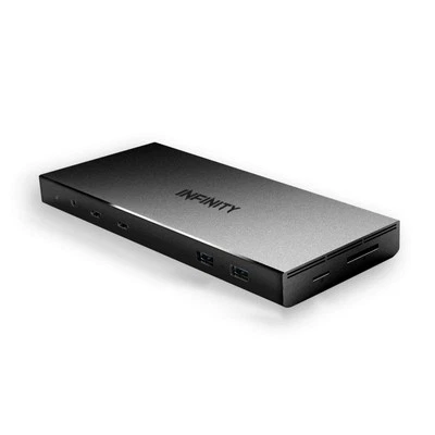Infinity Thunderbolt 3 Docking Station with 80W PD, dual 4K display, TB3 - Black - image 1 of 3