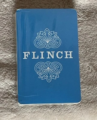 Parker Brothers Flinch Card Game 1963 - Sealed Pack of Cards -BLUE SEALED PACK - Image 1 of 4