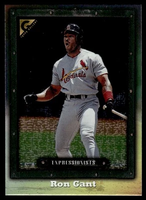 1998 Topps Gallery Expressionists Ron Gant St. Louis Cardinals #98 - Image 1 of 2