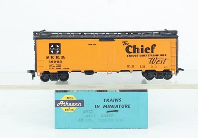 HO Scale Athearn 5022 Santa Fe “The Chief" 40’ Box Car SFRD 36063 - Image 1 of 4