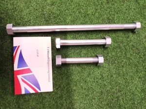 Engine to frame fixing bolt set, BSA C15 B40 & B44 CEI Thread Made in England - Picture 1 of 1