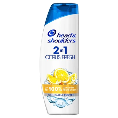Head and Shoulders Citrus Fresh Anti Dandruff Shampoo 2 in 1 400ml 1PK - Image 1 of 4