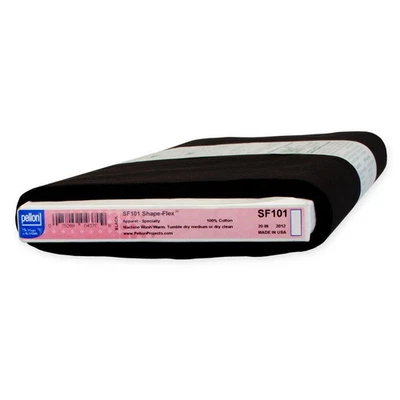 Interfaz de tela Pellon SF101, negra 20" x 10 yardas por el perno nuevo Foto 1 de 2