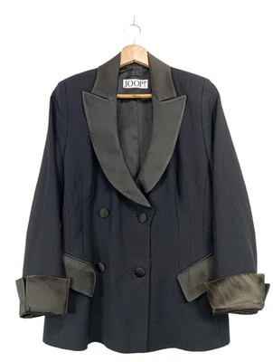 JOOP! Blazer de lana Mujeres Blazer Talla EU 38 negro look casual - Imagen 1 de 4