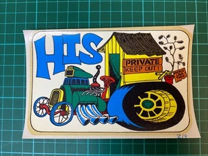 Vintage HIS - PRIVATE KEEP OUT Car Decal/ Transfer - 1970s’ Artcolour Sydney - Picture 1 of 2